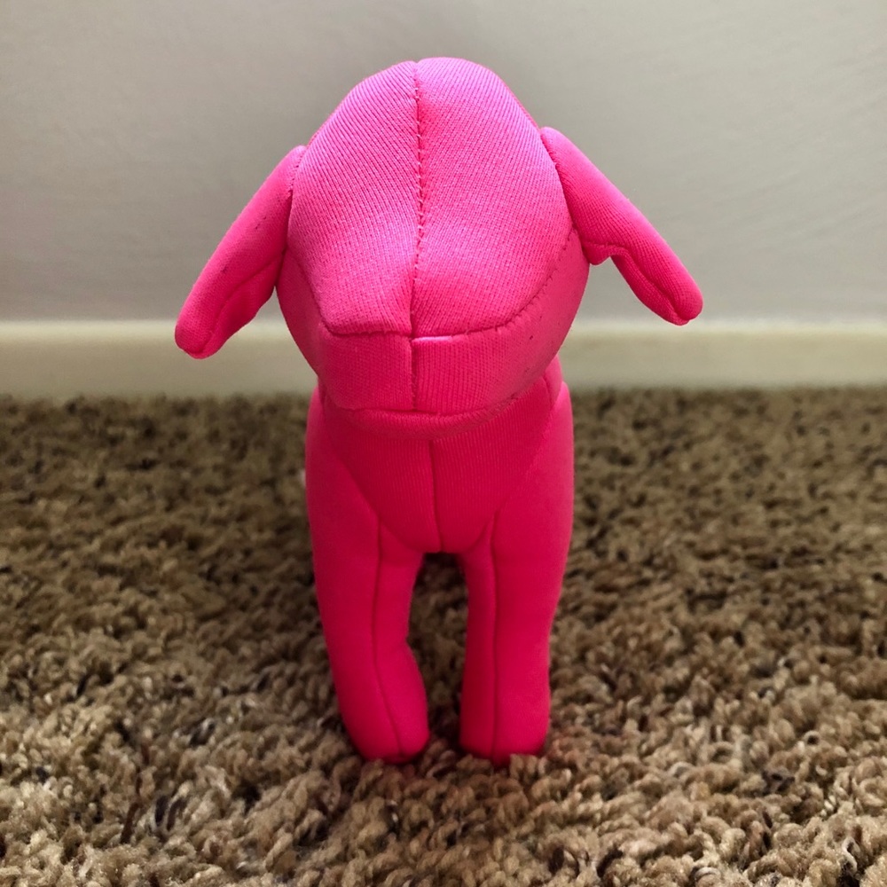 Victoria’s Secret Pink “1986” Mini Dog Hot Pink - Picture 3 of 6